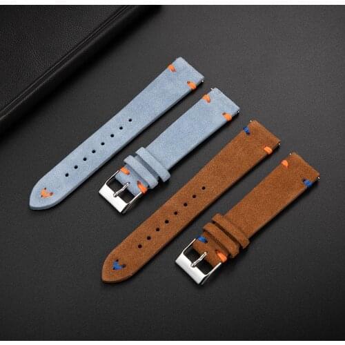 Luxury Suede Leather Watchband For Amazfit Bip Strap 20mm Watch Bracelet Belt For Gear Sport Smart Watches Accessories correa