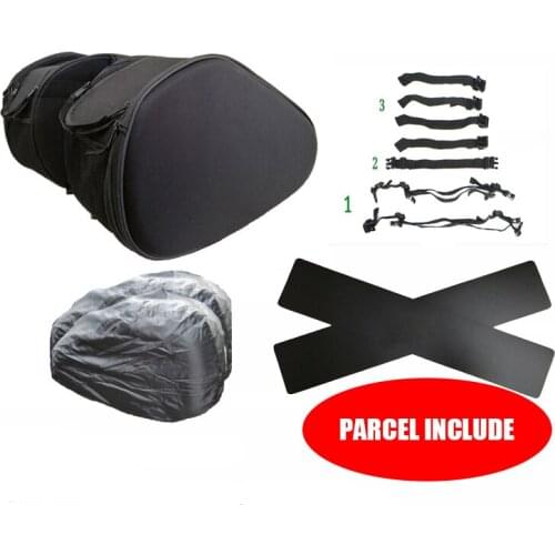 NEW Motorcycle Saddle bag Saddlebag Cycling Pannier Waterproof Racing Race Moto Helmet bag Travel Bags Suitcase Oxford Luggage