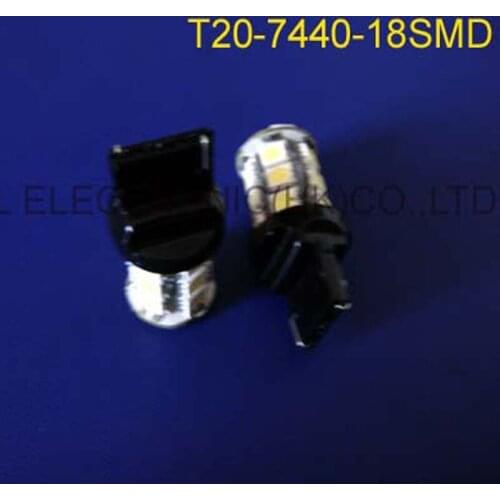 High quality,12V T20 Car Turn Signal,W21W wedge,7440 Rear Lamp,7440 Auto Led Reverse Light,7440 car Bulb,free shipping 50pcs/lot