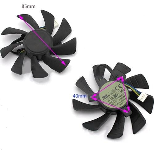 Replacement for Zotac GTX1060 Mini ITX P106-090 Graphic Cards Cooling Fan Cooler Fan Repair Parts