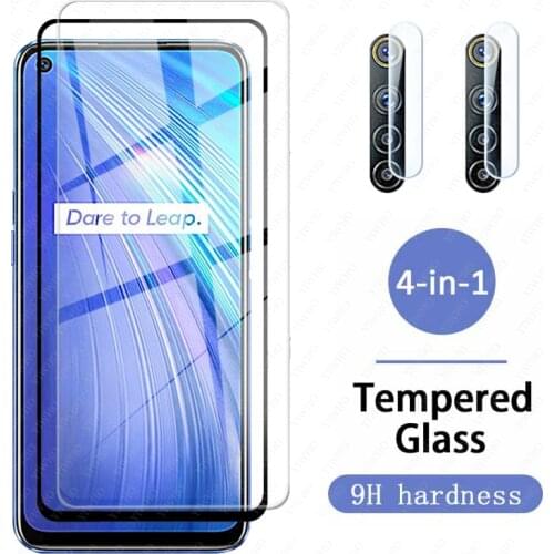 On realme 6 glass camera lens protective cover for oppo realme6 6 RMX2001 real me realmi realmy 6 6.5" 9h screen protectors film