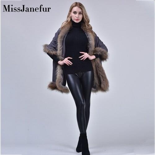 Luxury Real Fur Collar Coat Women Scarf Warm Hairy Soft Shawl Hood Fur Cape Multi Color Female Fur Scarves