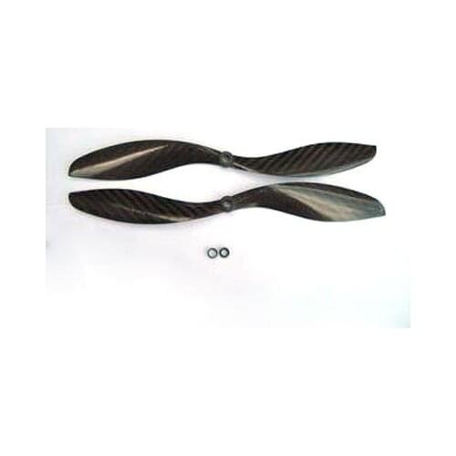 2 Pairs 1047 10X4.5 Carbon Fiber Propeller CW/CCW for QuadCoptor