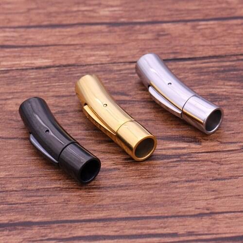 2 Pc/lot Fashion Magnetic Stainless Steel Retro Bracelet Accessories Buckle DIY Jewelry Making Hook Supplies Connector Wholesale