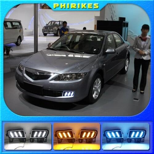 2006~2009year car bumper lamp for Mazda 6 Mazda6 daytime light car accessories LED DRL headlight for Mazda6 fog light