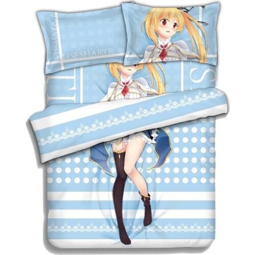 Anime Undefeated Bahamut Chronicle Lisesharte Atismata Bed sheets Bedding Sheet Bedding Sets Bedcover Quilt Cover 4PCS