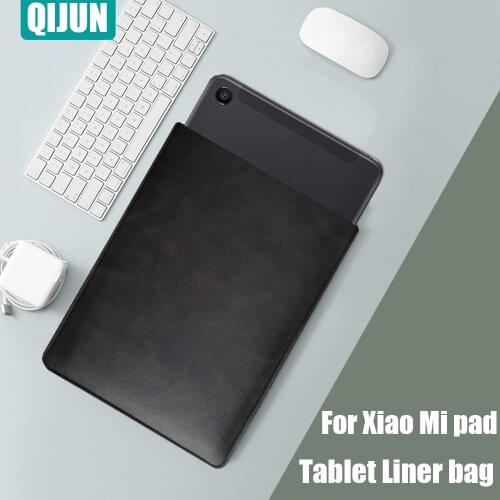 Tablet bag for Xiaomi Mi pad 2 3 4 5 Plus Pro 7.9" 10.1" 11.0 Leather case Solid color Protective sleeve Business Carrying Pouch