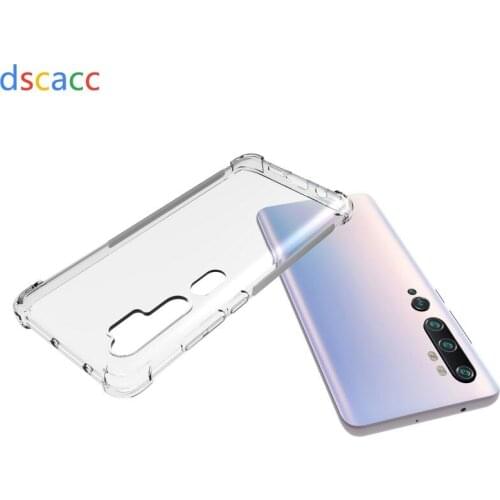 DSCACC Air Cushion TPU Button Case for Xiaomi 5X A1 6X A2 F1 Pocophone 8Pro 9SE 9T Pro 8 9 Lite CC9 Meitu CC9e A3 Note 10 200pcs