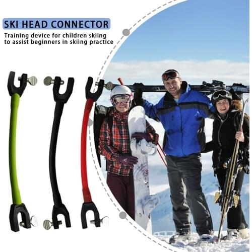 Elastic Clip Protection Removable Winter Ski Tip Connector for Kid Beginner