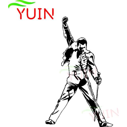 Fannie Mae Mercury Rock Classic Car Sticker Fashion Decoration PVC Waterproof Sunscreen Decal Black/White/Red/Laser/Silver