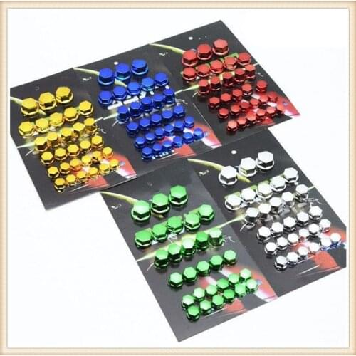 Motorcycle Nut Bolt Cap Cover Decor Bike Ornamental plastic for YAMAHA 250 TTR125 L E TTR250 WR250R X SEROW225