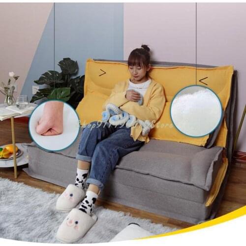 Lazy Sofa Bed Tatami Single Double Foldable Dual-use Balcony Bedroom Small Apartment Net Red Sofa Chair