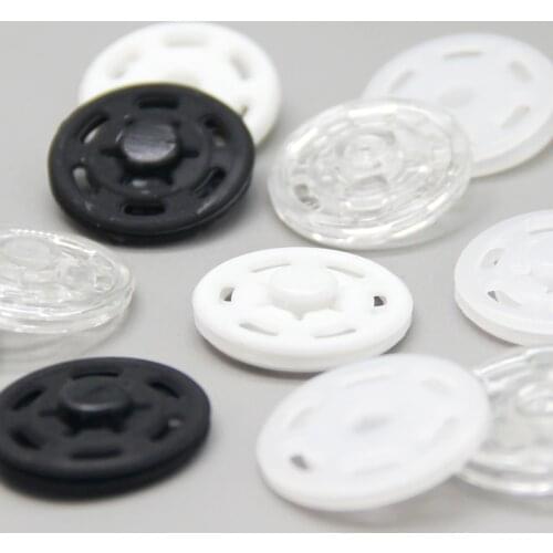 Mini Invisible Snap Buttons Fasteners Press Small Plastic Buttons Stud For Clothing Kids Shirt Children Accessories Wholesale