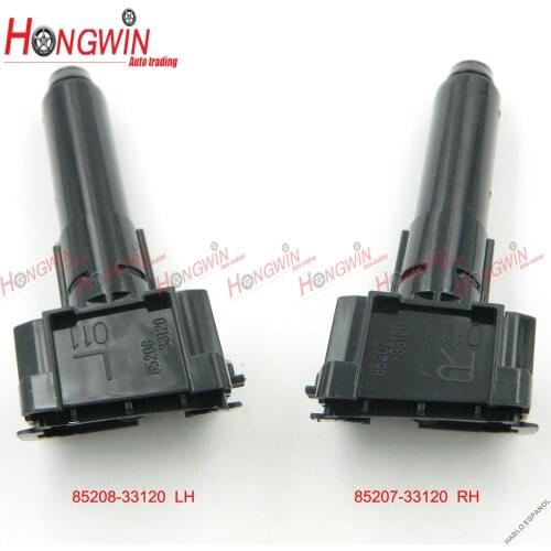 Genuine NO:85207-33120 85208-33120 Left &Right Headlight Cleaning Washer Nozzle For Toyota Camry 2018-2019 8520733120 8520833120