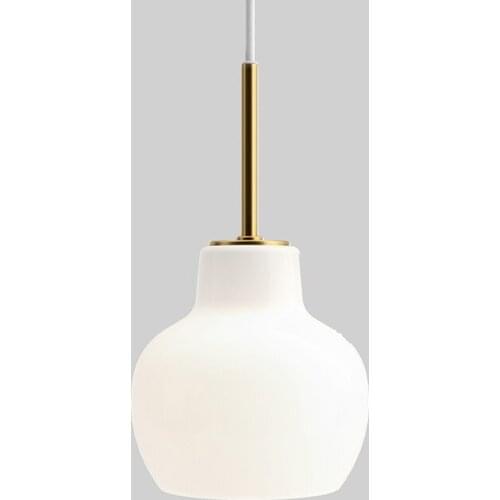 Nordic milk white glass pendant lights all copper modern restaurant bedroom internet red shop hanging lamps fixtures lighting