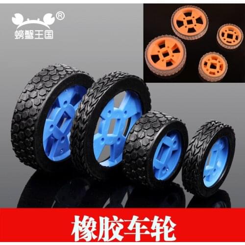 4pcs Diameter 47mm 70mm Tires Rubber Toy Car Wheel Part DIY model