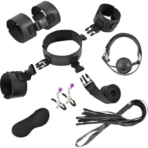 Sex Toys for Woman Couples Handcuffs Bdsm Bondage Set BDSM Bondage Restraint Strap System Adults Wrists & Ankle Cuffs