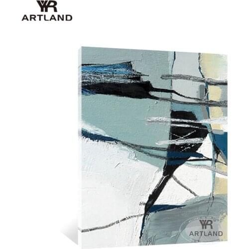 Modern Nordic simple style Handmade abstract oil painting on canvas wall art picture poster for living room bedroom no framed