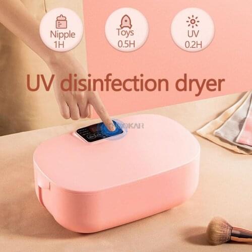 220V Clothes Dryer Box Smart Underwear Dryer Disinfection Machine Portable Electric Heater Drying Machine UV Sterilization 100W