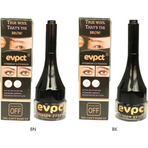 Waterproof Eyebrow Extension Cream Dye Pomade 3D Eye Brow Fiber Gel Enhancer Fake Beard Tint Pen Makeup Cosmetic Tool