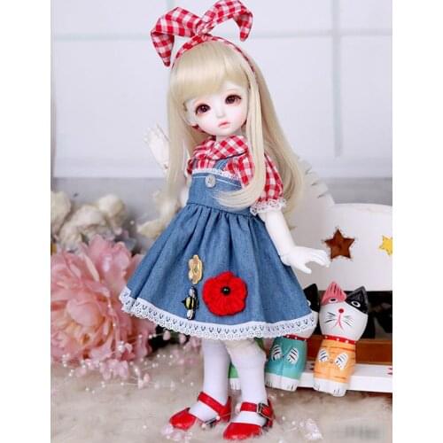 1/6 scale BJD doll cute kid girl BJD/SD Resin figure doll DIY Model Toy gift. full set with Clothes,shoes,wig A0314Hanael YOSD