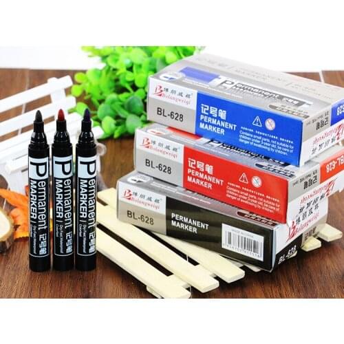 10 Boxes per set (1box is 10pcs) wholesale oil mark pen factory drawing pen single head oil permanent wholesale price marker pen