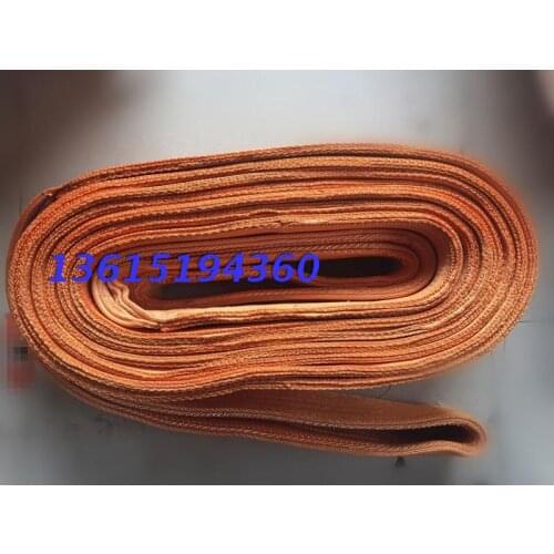 40T8M driving 40t8m polyester flat webbing sling sling hoisting belt 40 tons and 8 meters lifting sling Shuangkou