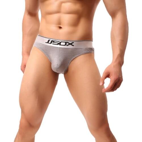 6PCS/Lot Modal Men Briefs Underwear Set Bulge Big Pouch Soft Underpants Sexy Lingerie Bikini Briefs Jockstrap Mens Panties 1PCS