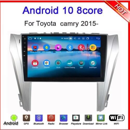 10.1inch 2din Android 10 car Multimedia player for camry 2015 car radio gps navigation bluetooth 8core 4g ram 64g rom