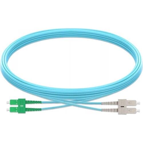 Free Shipping SC/UPC-SC/APC Multi-Mode OM3 Fiber Cable Multimode Duplex Fiber Optical Jumper Patch Cord 3M 5M 10M 15M 25m