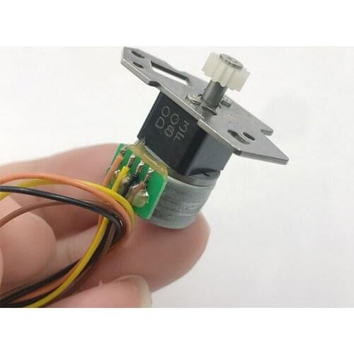 DC5V-6V Micro 15MM 2-phase 4-wire Full Metal Stepping Gear Motor Reduction ratio 1:63 For Surveillance cameras