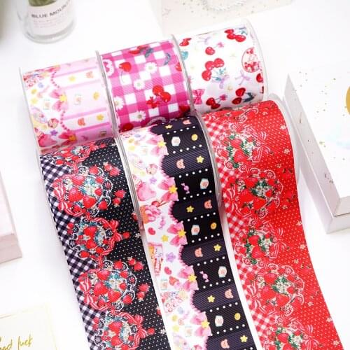 DIY Cartoon Fruit Printed Grosgrain Ribbon For Craft Supplies Sewing Accessories 5 Yards, Planar Resins Mold 10 Pieces. 50273