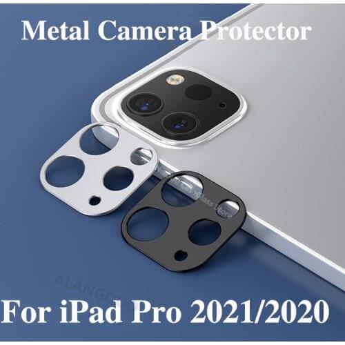 For iPad Pro 11 12.9 Inch 2021 2020 Back Camera Protector Aluminum alloy Full Cover Protective Glass For Apple iPad Pro 11 12.9