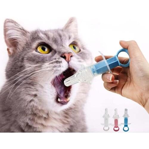 Pet Dog Puppy Dog Cat Pills Dispenser Feeding Kit Given Medicine Stems Universal Control Household Pet Feeder Medicine 1 pc