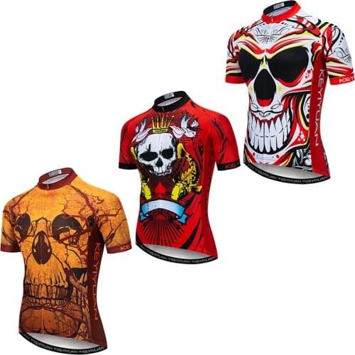 KEYIYUAN 2021 Summer Mens Short Sleeve Cycling Jersey Cycling Shirt Reflective Zipper With Pocket Blusa Ciclismo Moletom
