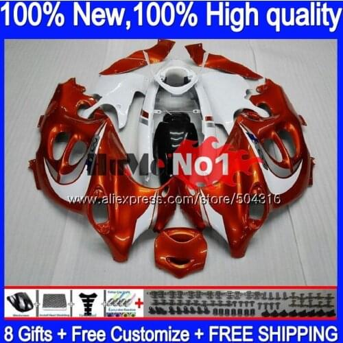 Body For SUZUKI KATANA GSXF 750 600 GSXF750 12MC.5 GSX750F GSXF600 1998 1999 2000 2001 2002 98 99 00 01 02 Fairing Orange white