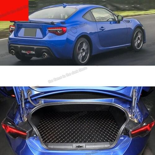For subaru brz toyota 86 leather car trunk mat cargo liner 2012 2013 2014 2015 2016 2017 2018 2019 2020 accessories boot gt