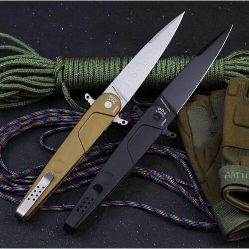 N690 Fixed Knife Outdoor Survival Military Aluminum Handle Knife Rescue High Hardness Tactical Adventure Jungle Camping Knife
