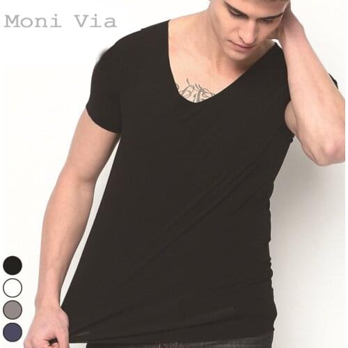 2021 Summer New Mens T-shirt Fashion Casual Short-sleeved Top Solid Modal T-shirt High-quality Black and White Mens Clothes