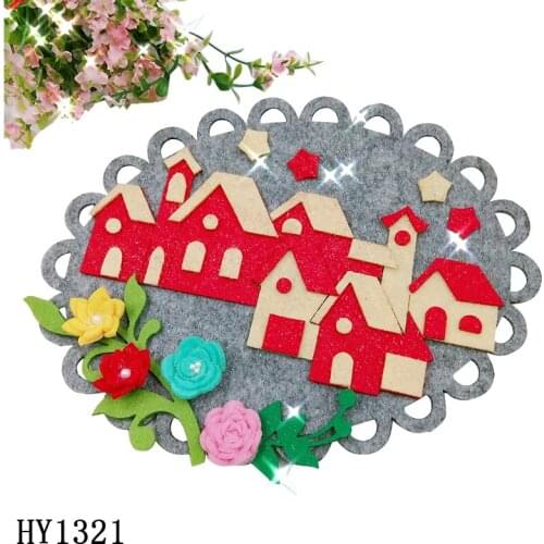 Christmas decoration house cutting dies new die cut &wooden dies Suitable for common die cutting machines on the market