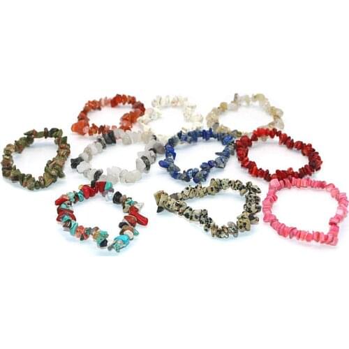 Charm Natural Gravel Bracelet Woman Man Couple Bracelet Wholesale Free Shipping