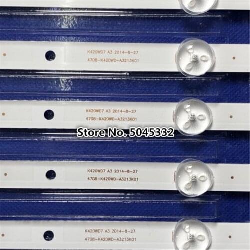 Led bar light for PHI LIPS 43 TV 43PHT4001/60 43PFT4001/60 K430WD9 4708-K420WD-A3213K01 K420WD7 A3 TCL LE42D88UD