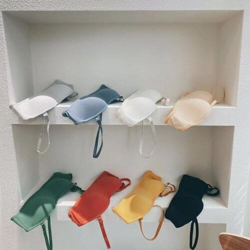 Zimo tube top strapless non-slip girl sexy strapless all-match gather womens bra