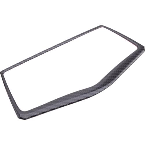 Carbon Fiber Navigation GPS Control Panel Cover Trim Fit for Nissan 370Z 2009 2010 2011 2012 2013 2014 2015 2016 2017-2019 2020