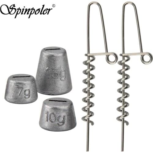 New Multi Depth Binding Screw System Jigs 2 Shallow Screws for Pike Fishing - 45mm /60mm - 5g/7g/10g/15g/20g (Lead) Accessories