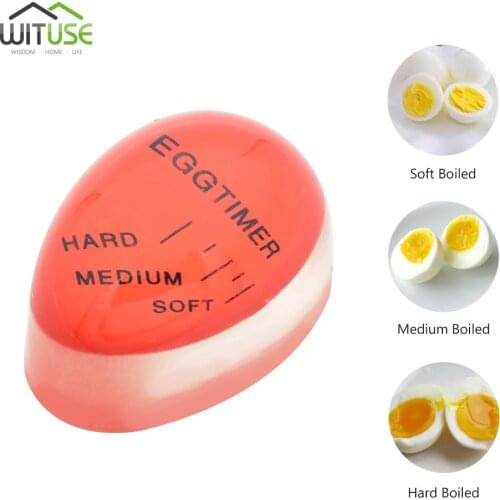Japanese Hot Spring Egg Cooking Tool Perfect Boiled Egg Timer Eco-Friendly Resin Hard Medium Soft Color Changing Magic Helper