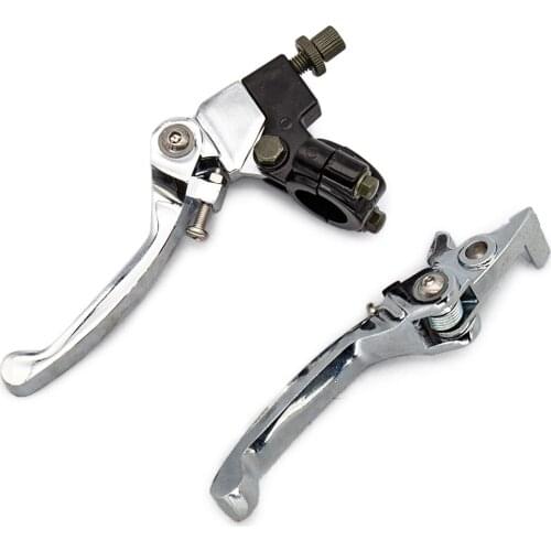 Pit Dirt Bikes Parts Brake System Alloy Folding Black or Silver Clutch Lever And Brake Lever Fit for CRF KLX BSE KAYO for Yamaha