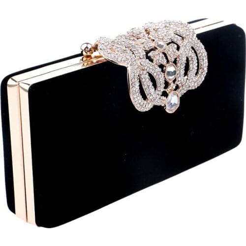 Flower Crystal Evening Clutch Bag Wallet Rhinestones Wedding Handbags for women Party Banquet Clutches Bags Female Clutch Purse