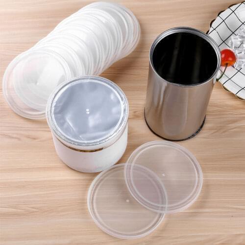 12Pcs Seal Lids Reusable BPA-Free Can Covers Plastic Tight Seal Lids for Canned Goods or Pet Dog Cat Food Saver Package Seal Lid