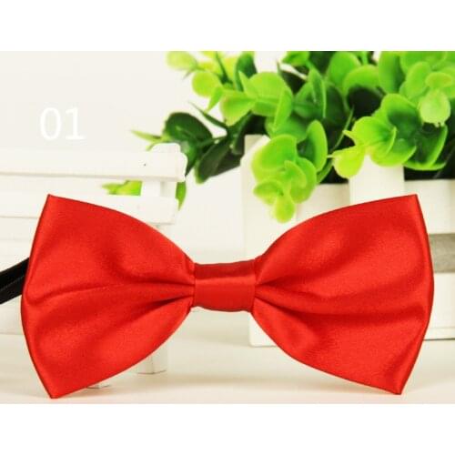 17color can choice new fashion designer high quality Single men bow tie polyester silk solid for mens wedding 500pcs/lot fedex